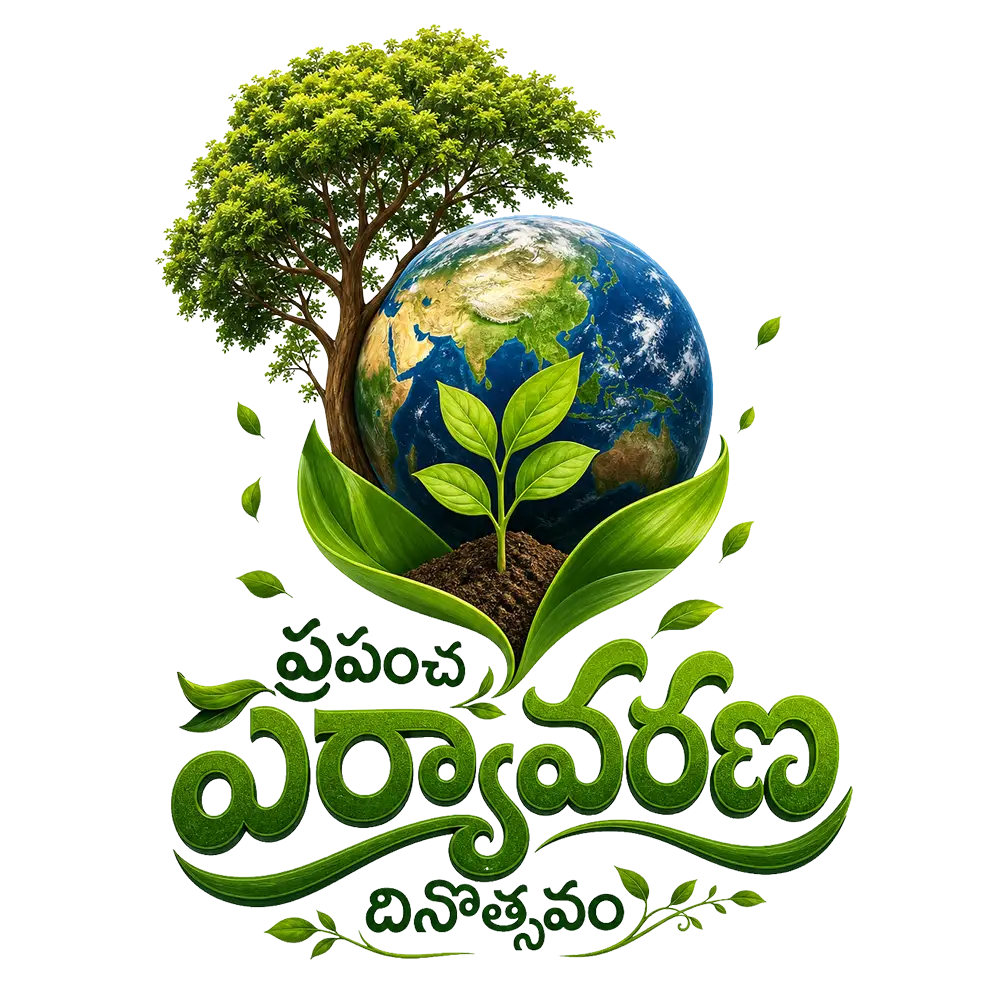 Environment Day PNG Telugu