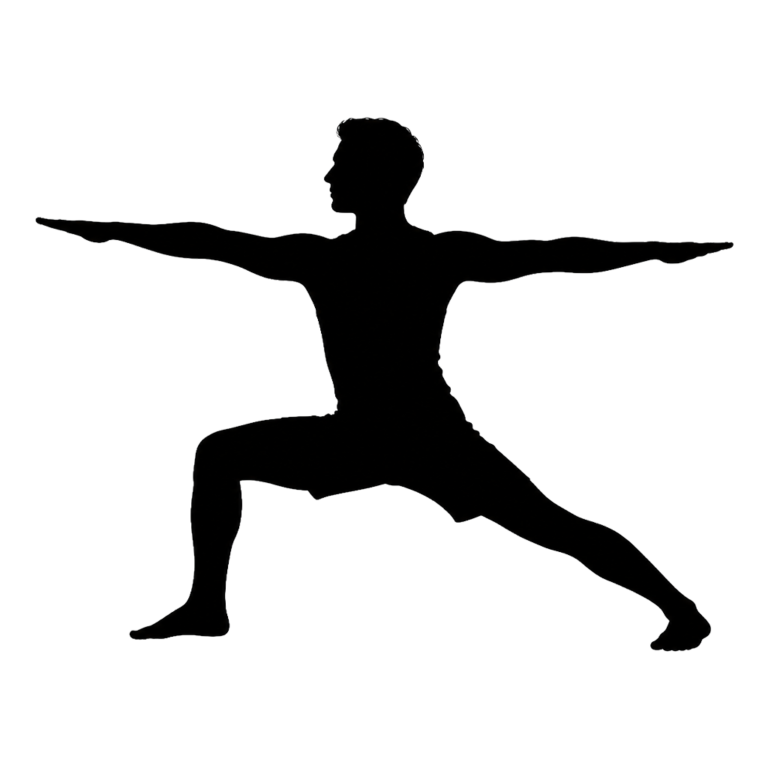 Warrior Yoga Pose PNG