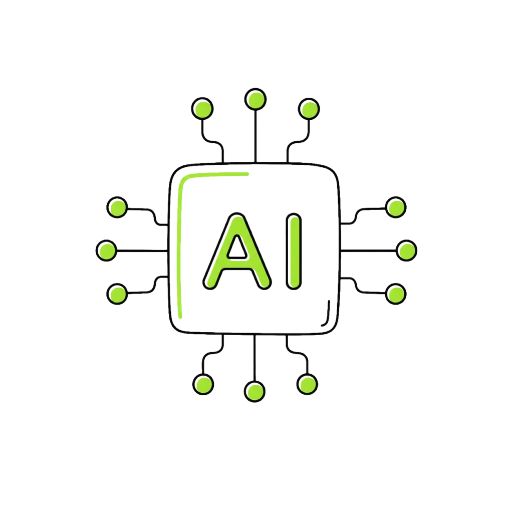 AI Chip Icon PNG