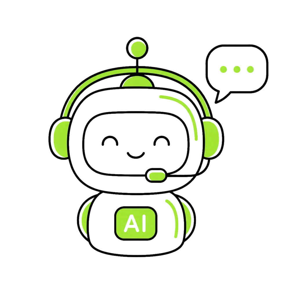 AI Customer Support Robot PNG