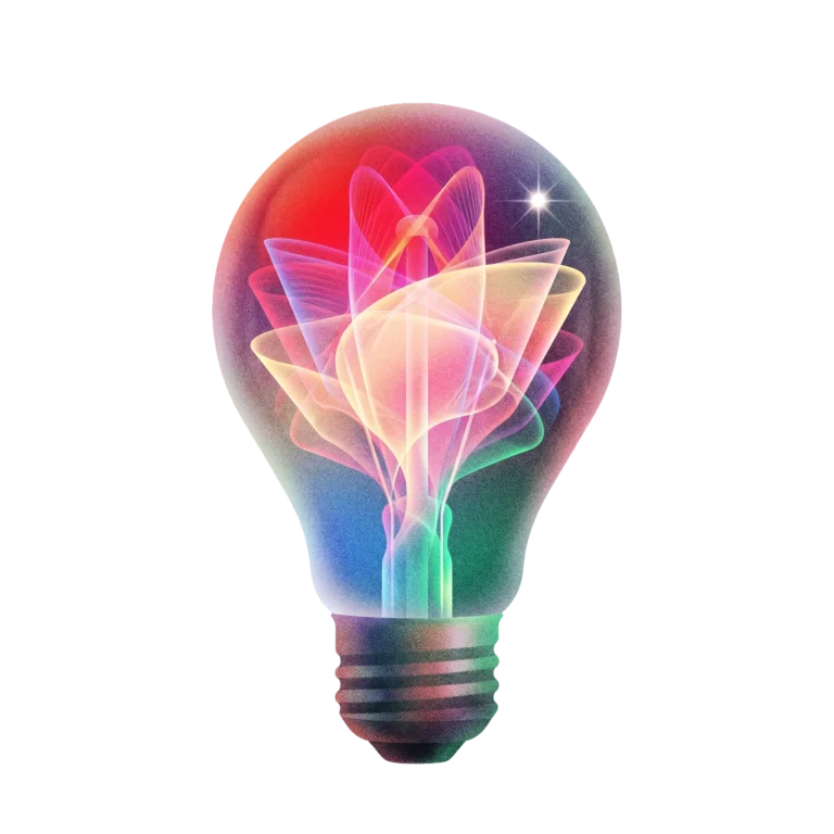 Creative Light Bulb Idea Icon PNG
