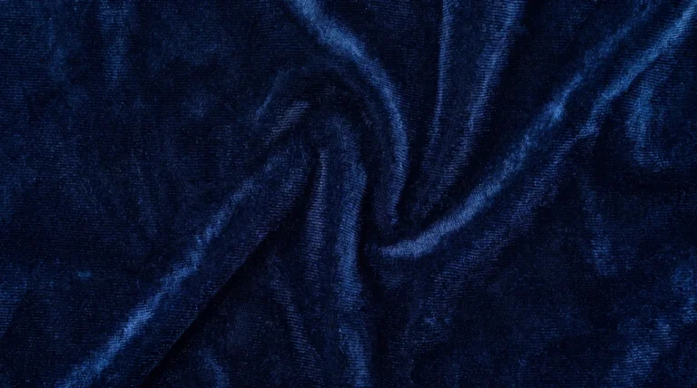 Dark Blue Velvet Fabric Texture Background