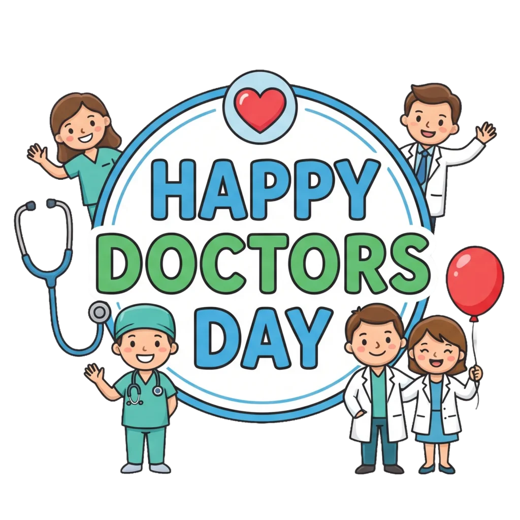 Happy Doctors Day PNG Transparent Background