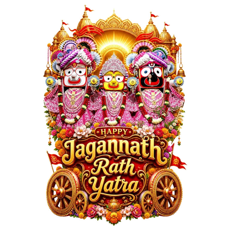 Happy Jagannath Rath Yatra PNG