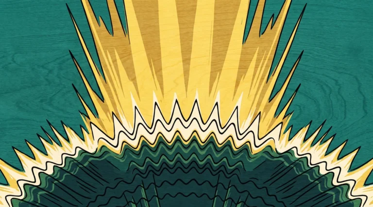 Abstract Wave Burst Background