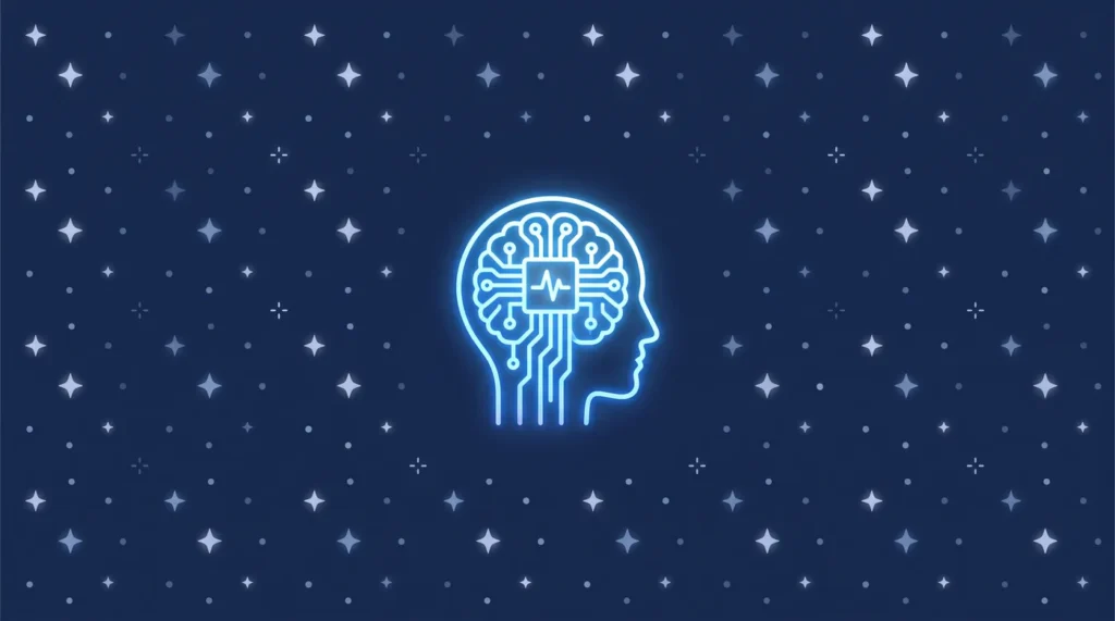 AI Icon Sparkle Star Pattern Background