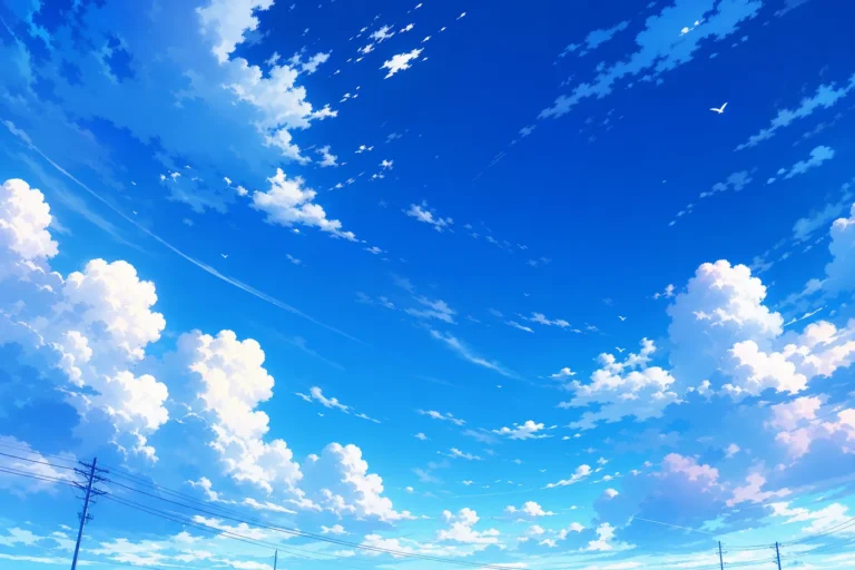 Anime Sky Background
