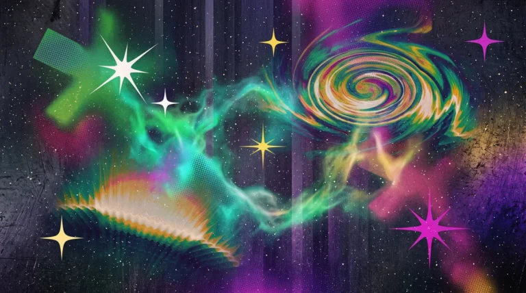 Cosmic AI Abstract Background