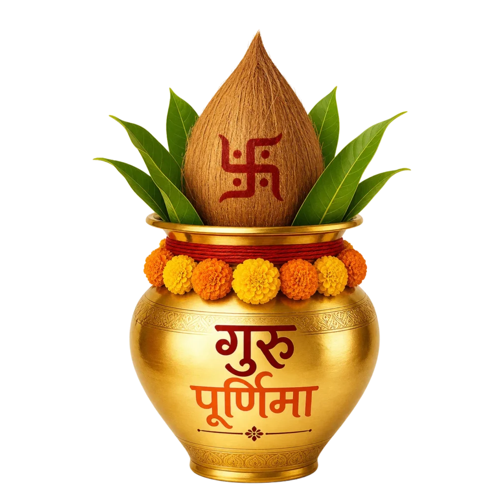 Guru Purnima Kalash PNG