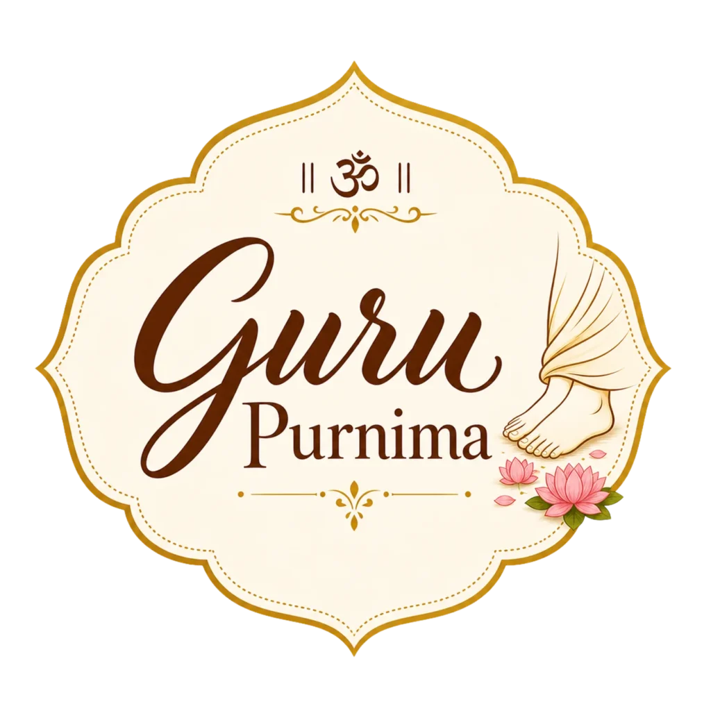 Guru Purnima Label PNG
