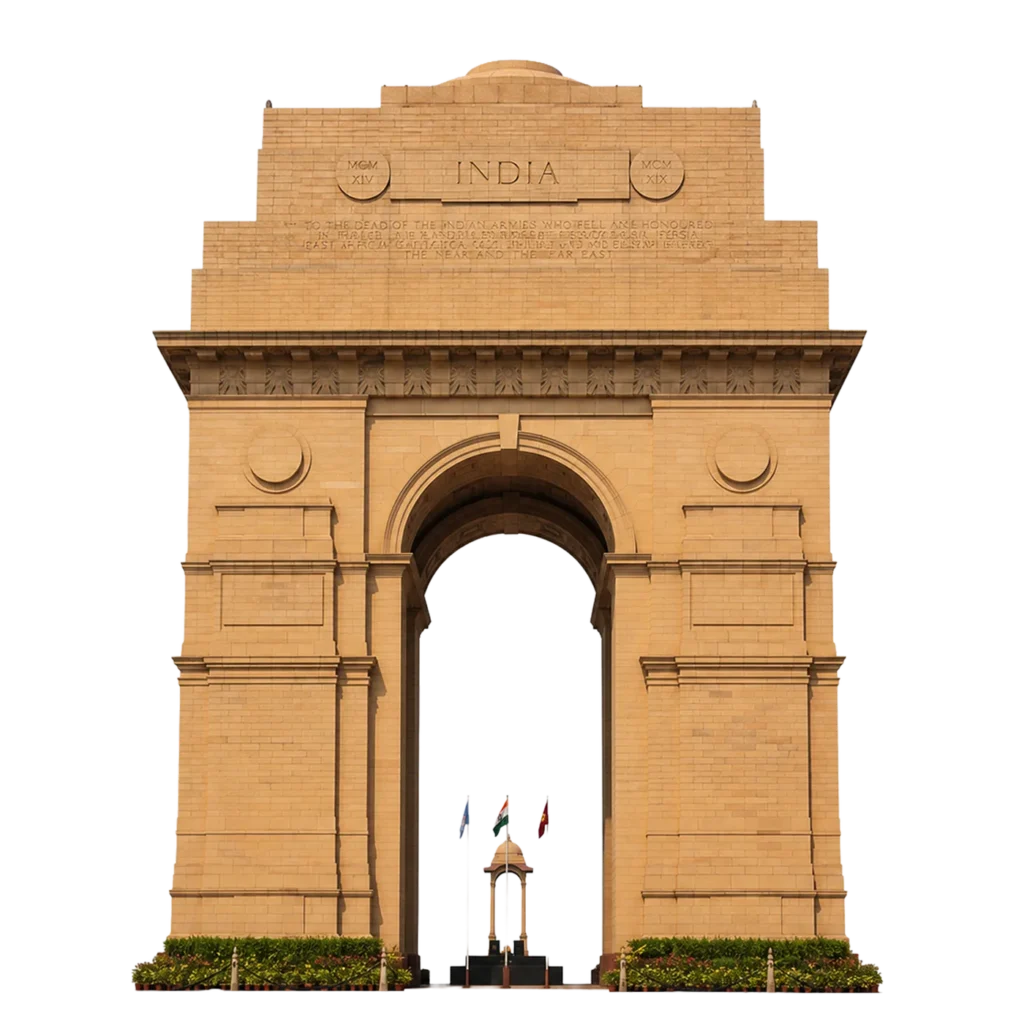 India Gate PNG Transparent Background