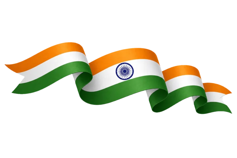 Indian Flag Ribbon PNG