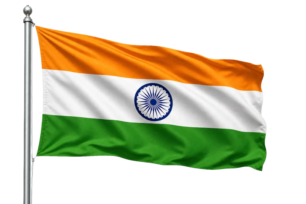 Indian Flag Waving PNG