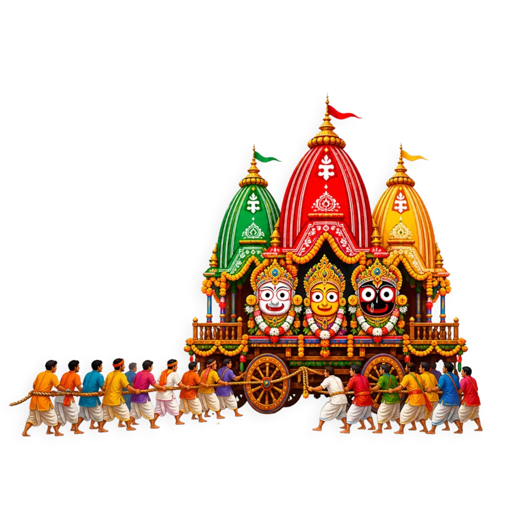 Jagannath Rath Yatra Chariot PNG