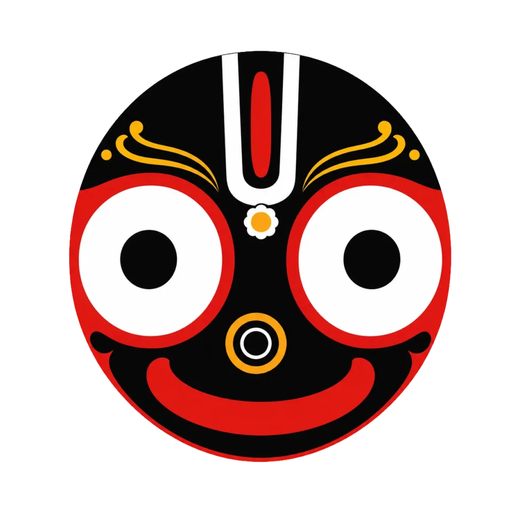 Lord Jagannath Face PNG