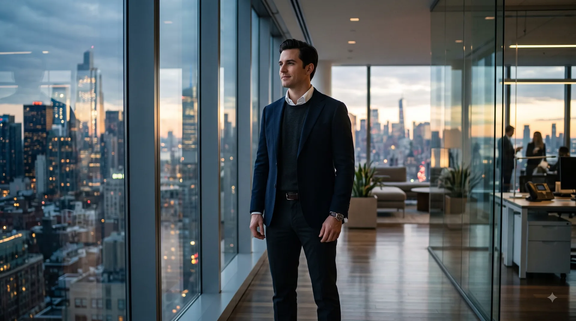 Entrepreneur standing in modern … 2K 202609071013